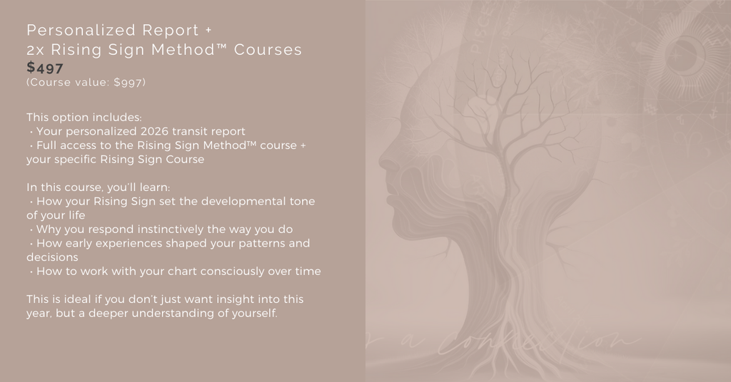 Personalized Report and 2x Rising Sign Method™ Courses