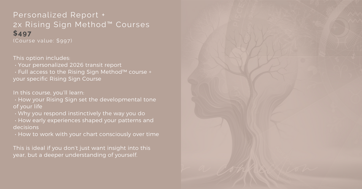 Personalized Report and 2x Rising Sign Method™ Courses